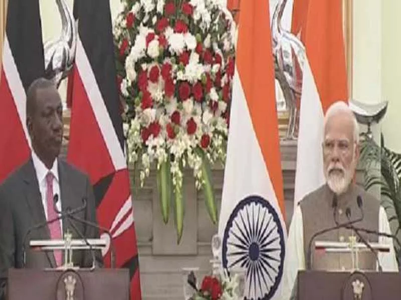 PM Modi speaks with President Ruto of Kenya