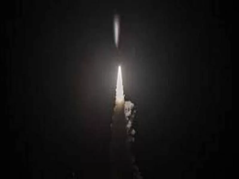 China fires three satellites from the ocean.