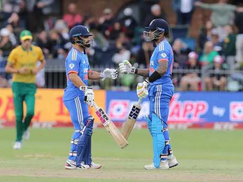 In the revised match, SA gets off to a good start, and Surya and Rinku propel India to 180/7.