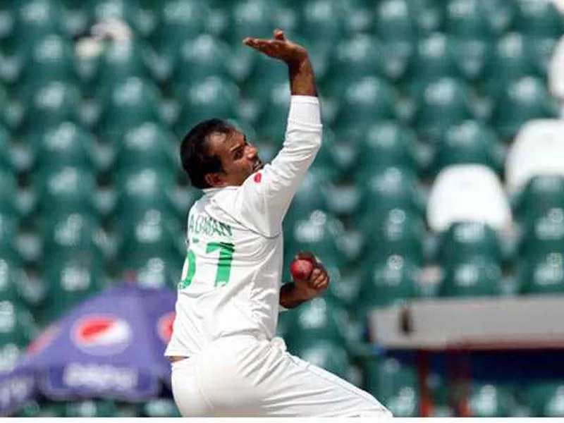 Spinner Noman Ali of Pakistan is out of the Australia series.