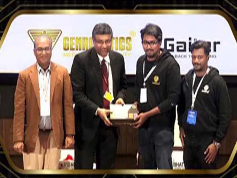 Among the top three Indian startups at the global AI summit is Genrobotics.