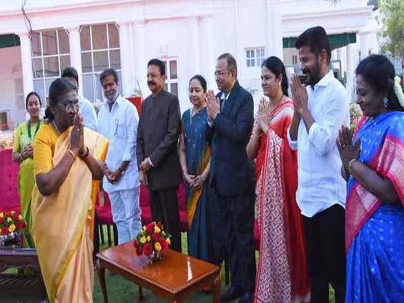 Prez Murmu departs for Delhi following a five-day trip to the south.