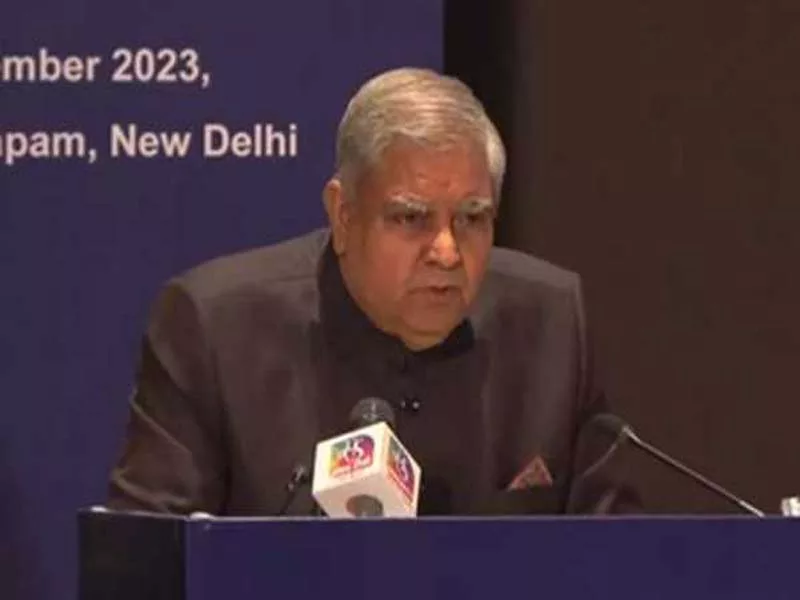 According to Dhankhar, the expansion of infrastructure is necessary for the advancement of human rights.