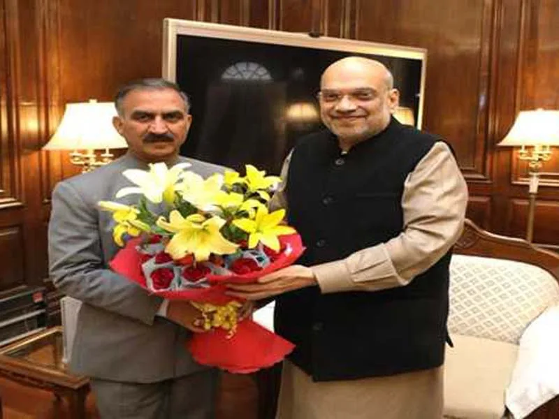 CM Sukhu begs Amit Shah to release funds for disaster-affected areas as soon as possible.