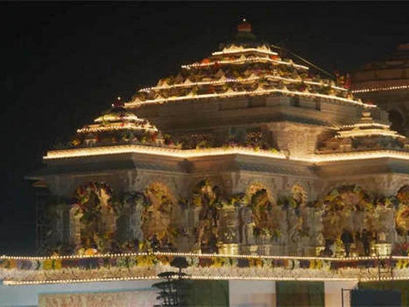 Lighting at Ayodhya Ram Temple combines tradition and modernity