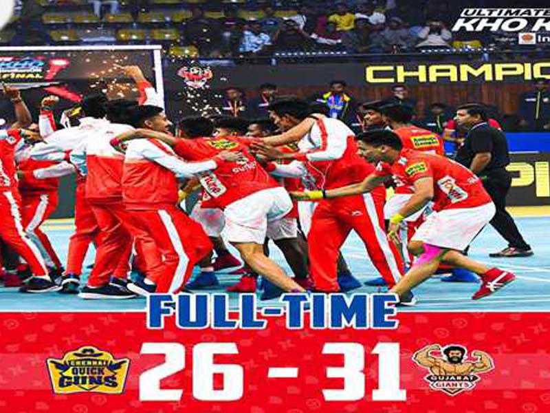 The Gujarat Giants are the Ultimate Kho Kho Season 2 winners.