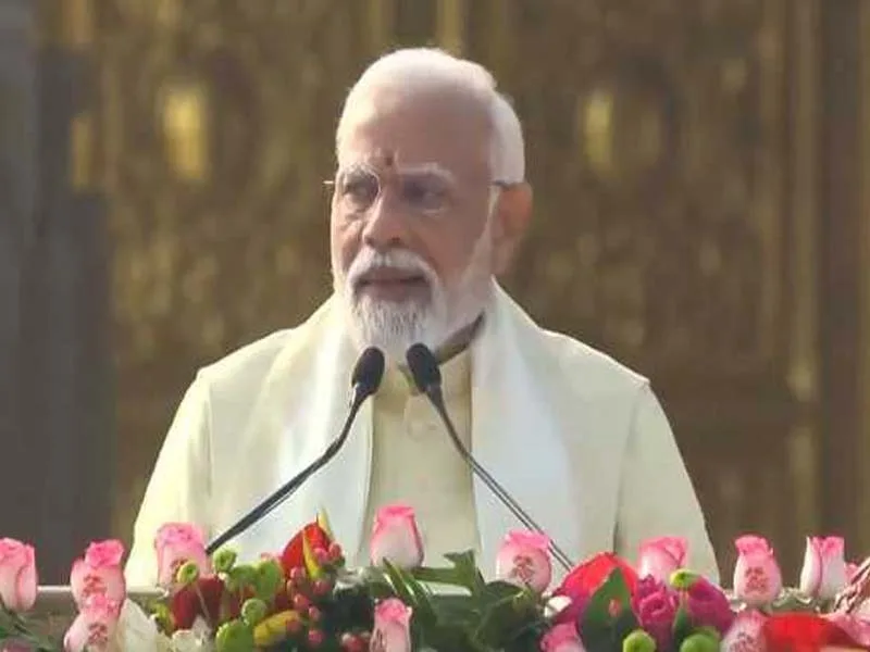 PM Modi calls the Ram temple’s consecration ceremony “historic.”