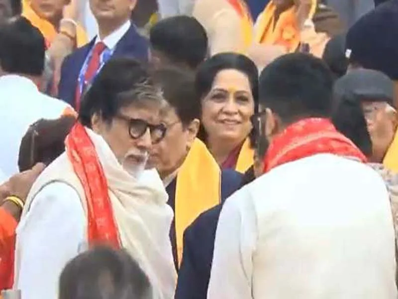 Prior to the dedication of the Ram Temple, Big B travels to Ayodhya.