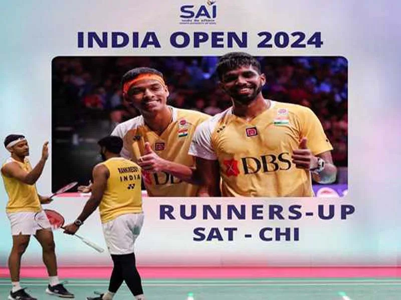 Yonex-Sunrise India Open runners-up Satwik-Chirag