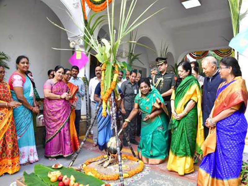 Telangana: Raj Bhavan customarily celebrates Sankranti