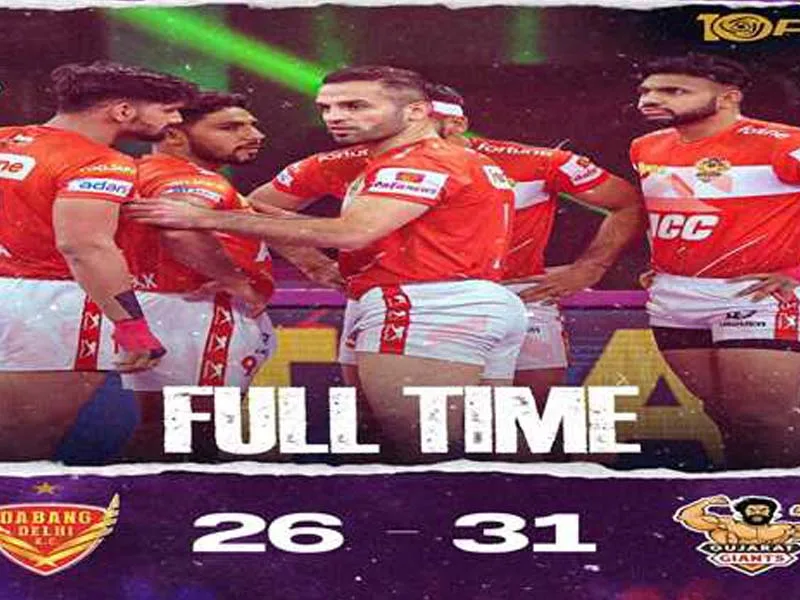 In the Pro Kabaddi League, Gujarat Giants interrupt Dabang Delhi KC’s winning streak