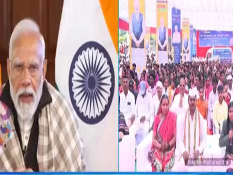 First installment of PMAY-G is released by Modi to one lakh beneficiaries.