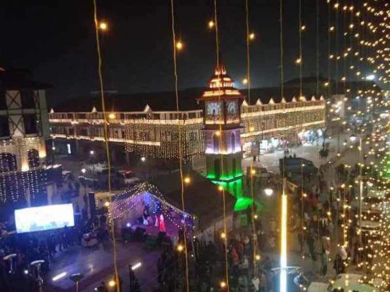 For the first time, people gathered to celebrate New Year’s Eve at the historic Lal Chowk.