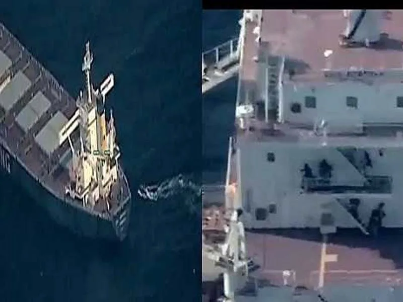The entire crew of the MV Lila Norfolk was evacuated by the Indian Navy.