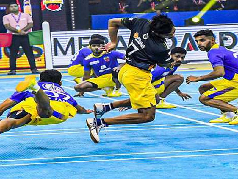 Rajasthan Warriors are defeated by Mumbai Khiladis in Ultimate Kho Kho.