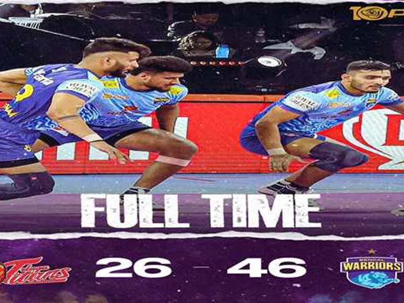 Pro Kabaddi League: Bengal Warriors defeat Telugu Titans 46–26