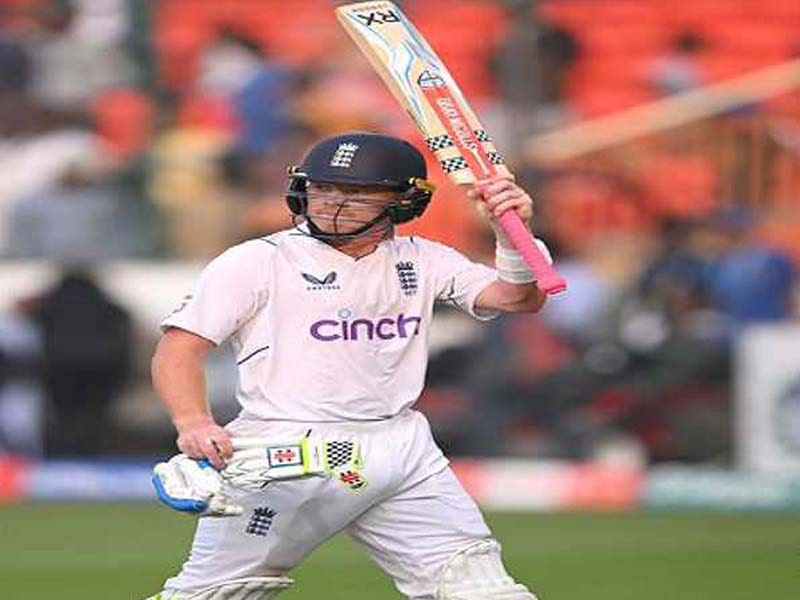 Ollie Pope smashes 196 as England looks to salvage a point from it.