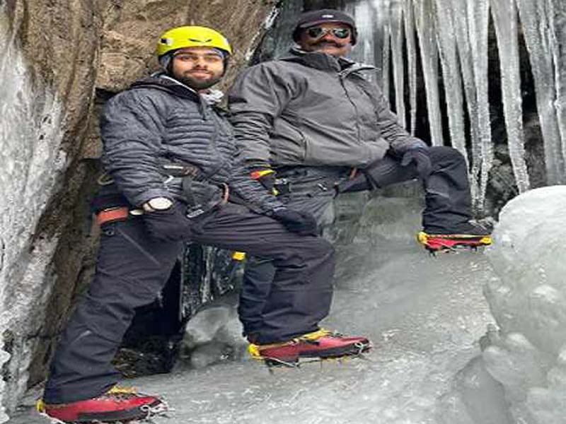Ice Climbing Wall Competition in Pahalgam