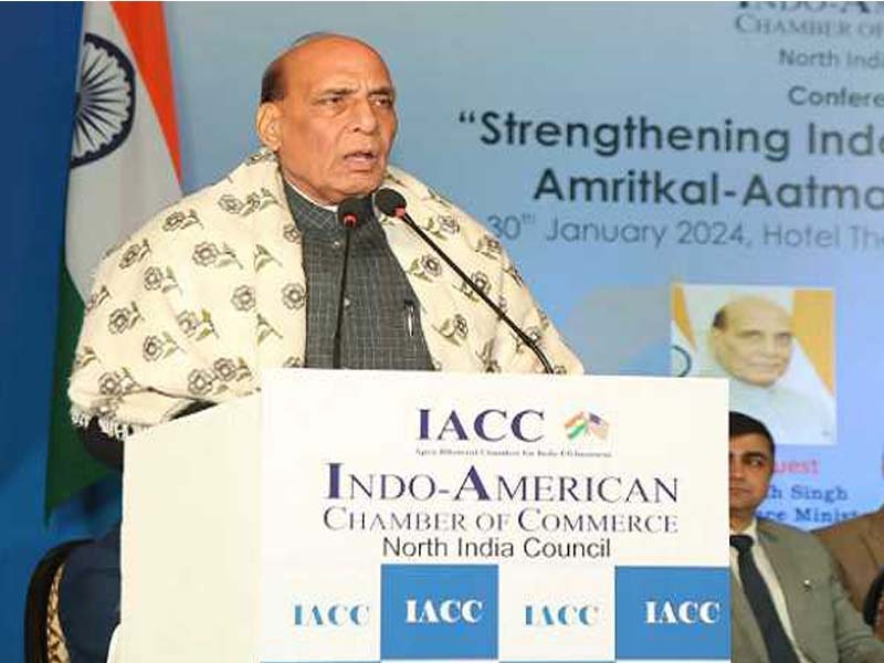 India can offer US businesses a way to reduce risk and earn substantial returns: Rajinath