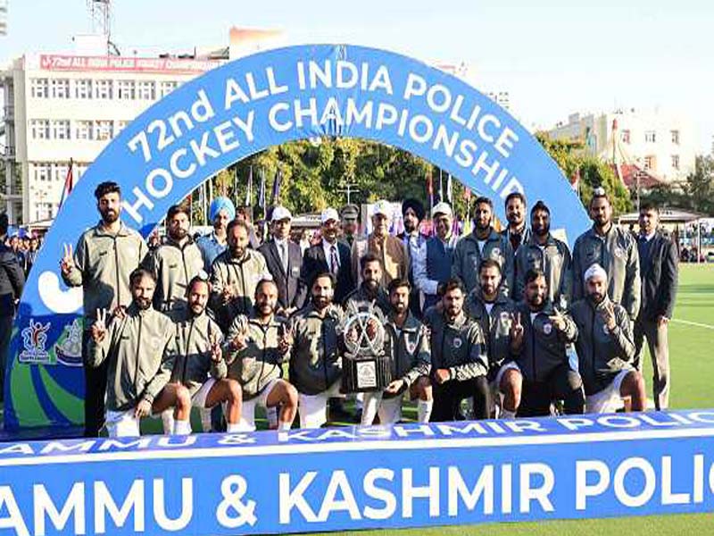 In Jammu, Punjab Police defeats BSF 3-0 to win the AIP Hockey C’ship.
