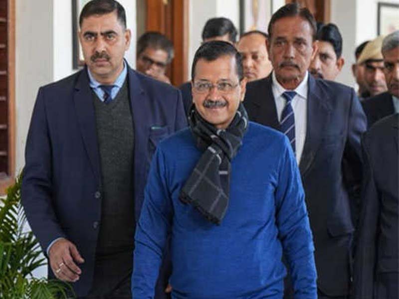 Arvind Kejriwal uses video conferencing to appear before Delhi Court.