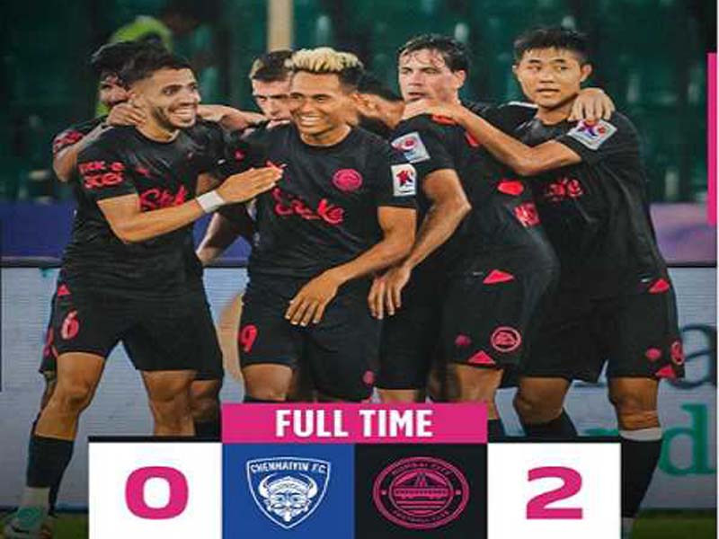 In the ISL, Mumbai City FC defeated Chennaiyin FC 2-0.