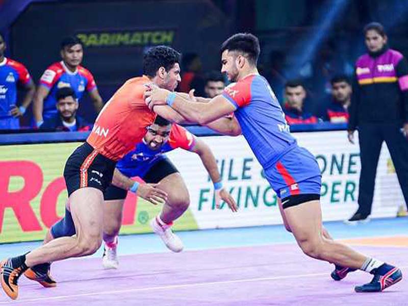 The Haryana Steelers of the Pro Kabaddi League easily defeat U Mumba.