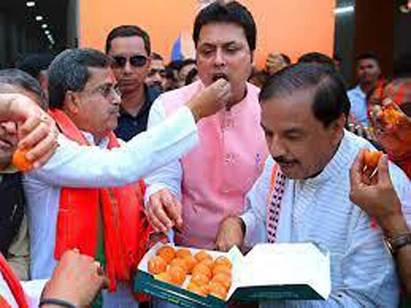 The ruling BJP in Tripura and the opposition TIPRA Motha are expected to hold alliance negotiations on February 4.