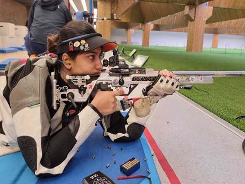 At KIUG 2023, shooter Sift Kaur Samra emphasizes the ability to experiment.
