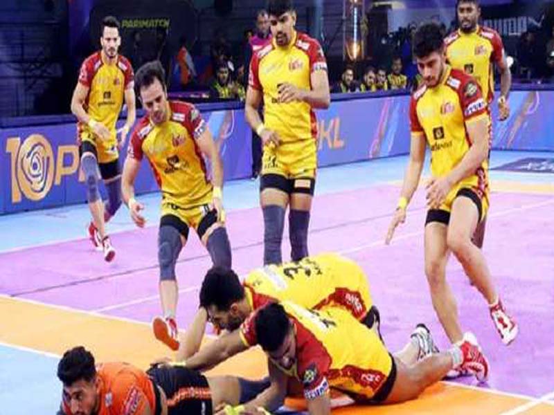 U Mumba and Telugu Titans are tied in the Pro Kabaddi League.