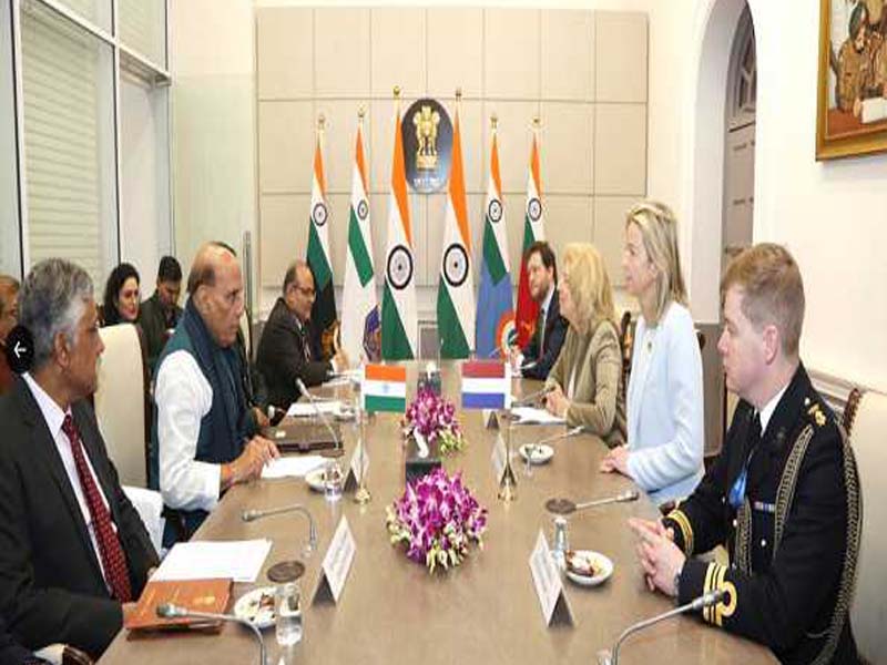 Netherlands and India talk on enhancing their defense cooperation.