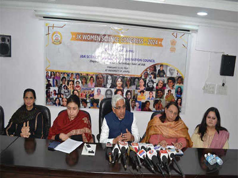 Tomorrow, Jammu University will host the third day of the Women Science Congress.