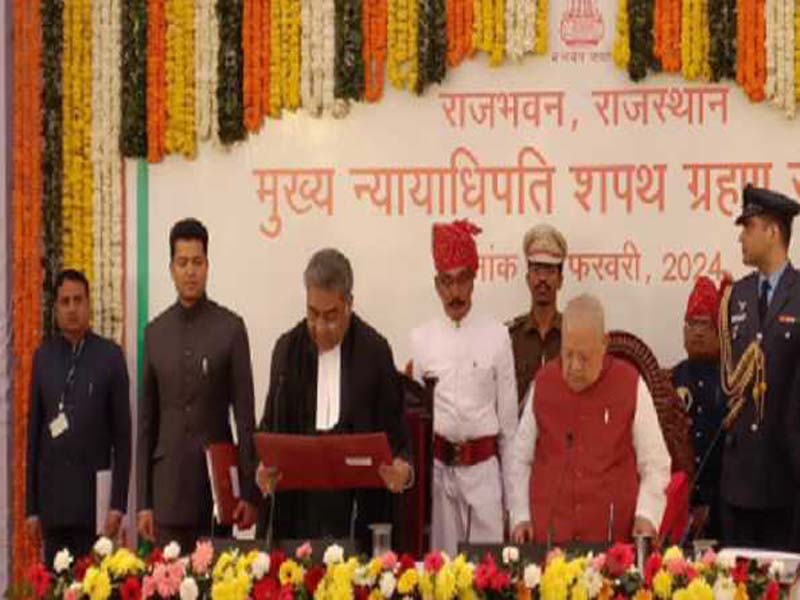 Sworn in as Chief Justice of Raj HC is MM Shrivastava