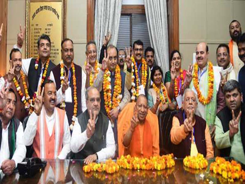 In a cross-vote, the BJP wins 8 RS seats while the SP wins 2.