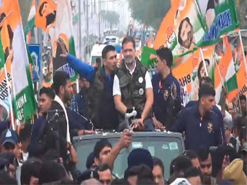 Bharat Jodo Nyay Yatra arrives in Mohana, MP