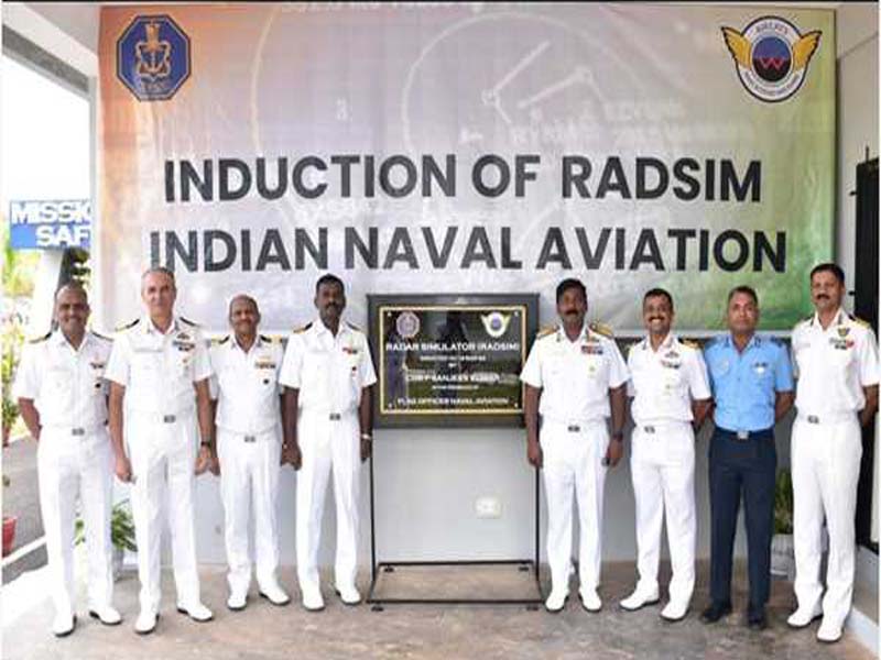 Indian Navy and Air Force collaborate to operationalize the radar simulator at INS Hansa