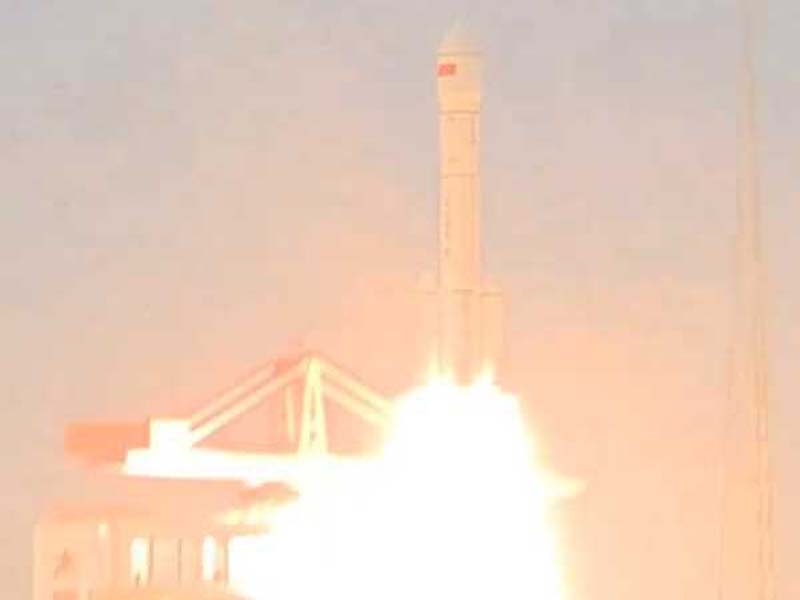 China launches a new satellite to observe space and atmospheric conditions.