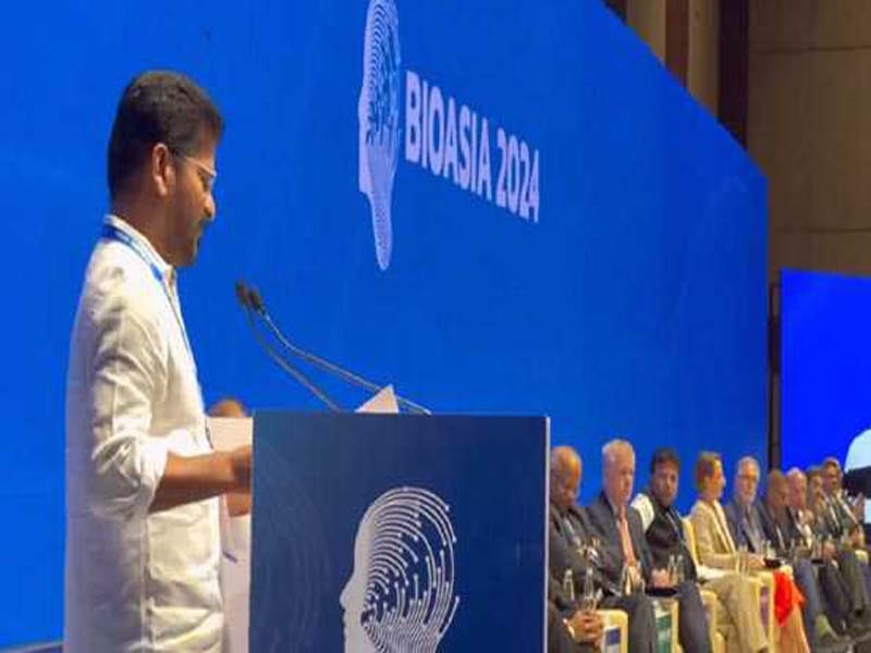 Hyderabad, according to Telangana CM, is a global center for life sciences.