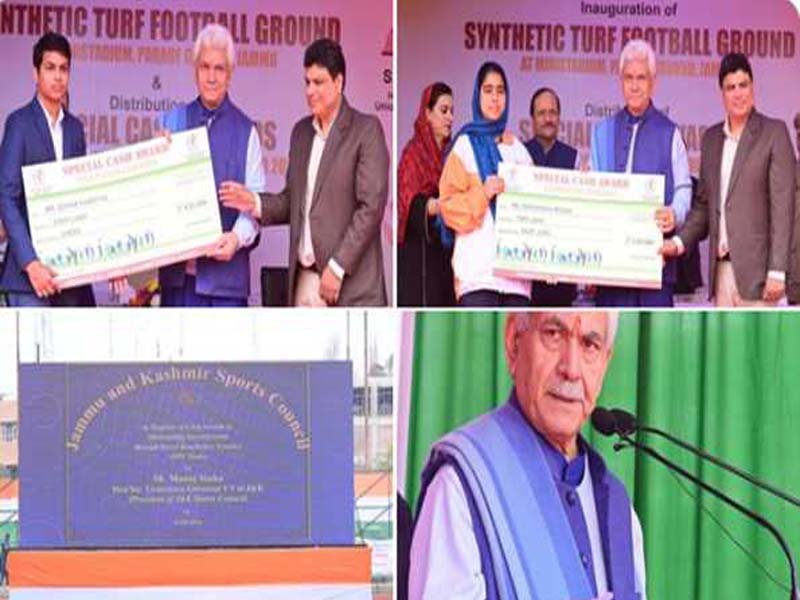 Modern sports infrastructure was raised in J&K under PM Modi’s leadership: LG Sinha