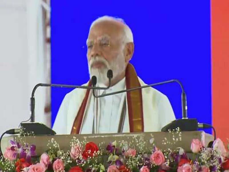 The PM affirms the BJP’s dedication to a developed India