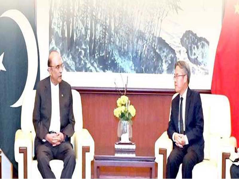 Chinese nationals killed in a terrorist incident are remembered with condolences by the president of Pakistan.