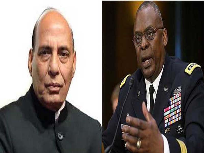 US and Indian defense ministers spoke over the phone about bilateral and regional security challenges.
