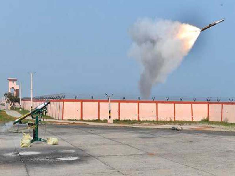 Two missiles from the Very Short Range Air Defence System are successfully flow tested by DRDO.