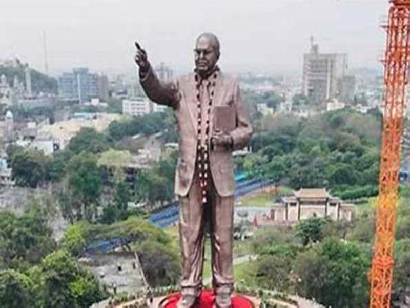 Telangana observes Ambedkar’s 133rd birthday with the rest of the country.
