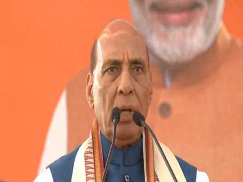 Rajnath Singh claims that the last ten years have seen no corruption in the BJP government.