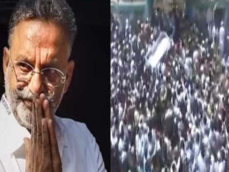 Thousands assemble to pay respects as former MLA Mukhtar is put to rest