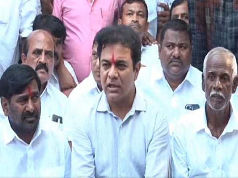 KTR attacks the state Cong government for the agriculture catastrophe