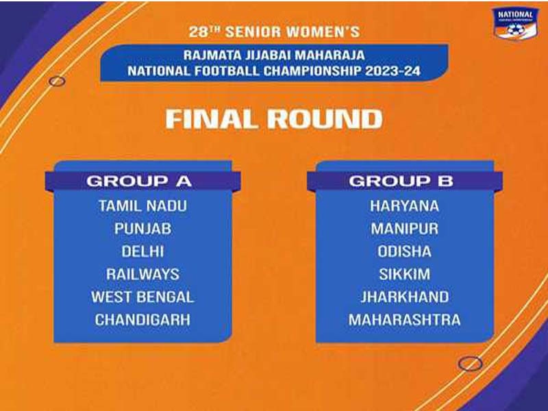 groups for the 28th Senior Women’s NFC 2023–24 Final Rounds revealed