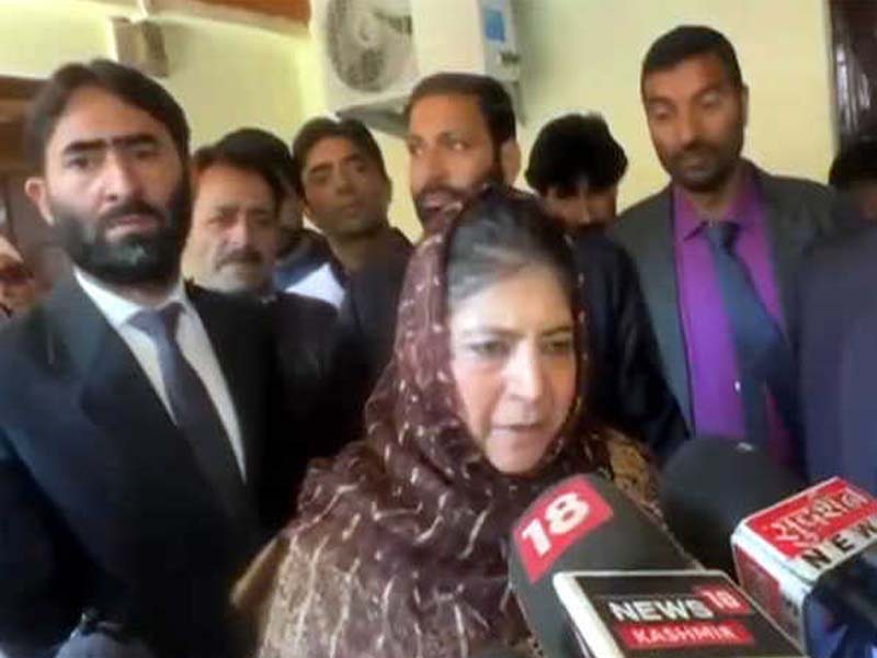 Before the LS poll, young people are being jailed in south Kashmir: Mehbooba Mufti