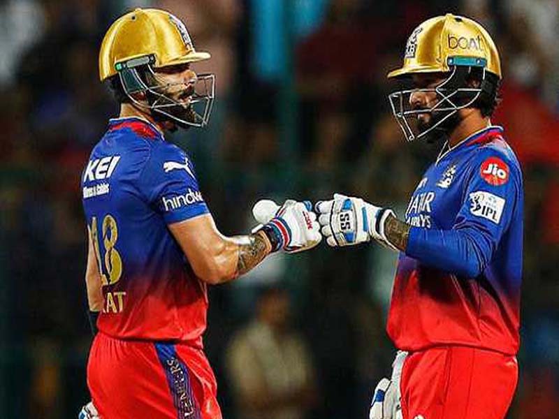 With Virat’s undefeated fifty, RCB posts a strong 182/6.